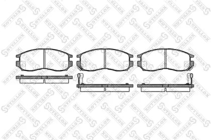 Комплект тормозных колодок STELLOX 471 002B-SX